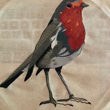 Mi Proyecto del curso: Pintar con hilo: técnicas de ilustración textil. Bordado projeto de Natalia Vergara Navarrete - 07.11.2019