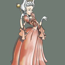 Dama Renacimiento. Un progetto di Illustrazione digitale di Rene Rdgz - 09.05.2019