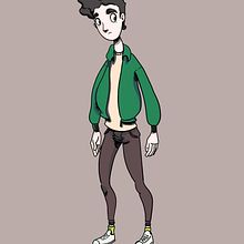 Chica chamarra. Un progetto di Illustrazione digitale di Rene Rdgz - 08.11.2019