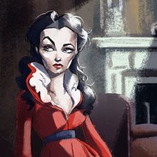 Scarlett O'hara. Un projet de Illustration traditionnelle de Elysa Castro - 08.11.2019