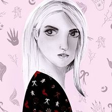 Retrato. Traditional illustration, and Digital Illustration project by Dea Garcia - 11.07.2019
