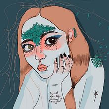 Ilustración. Un proyecto de Dibujo artístico, Dibujo de Retrato, Ilustración tradicional e Ilustración digital de Andrea Ocampo - 08.11.2019
