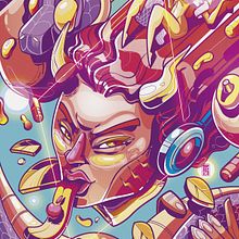 explosiones. Traditional illustration project by Edgar Rozo - 11.10.2019