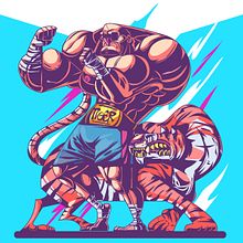 Street fighter. Traditional illustration project by Edgar Rozo - 11.10.2019