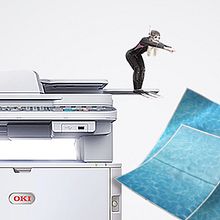 Impresoras OKI. Projekt z dziedziny Kreat, wność,  Manager art, st, czn, Projektowanie graficzne, Projektowanie interakt i wne użytkownika Nieves Barrajón García - 12.11.2019