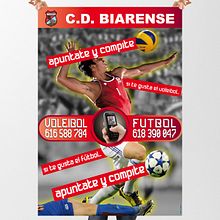 C.D. Bierense - Cartel campaña captación categorías inferiores. Art Direction, and Graphic Design project by Pau Marques - 11.12.2019