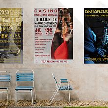 Casino Orihuela - Cartelería espectáculos. Graphic Design project by Pau Marques - 11.12.2019