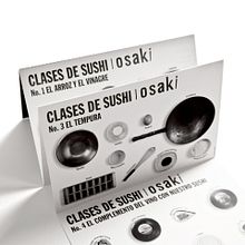 Clases de sushi / Osaki. Br, ing, Identit, Cop, writing, Graphic Design, and Product Photograph project by Arutza Rico Onzaga - 07.14.2012