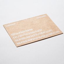 Business cards. Design gráfico projeto de Laura Solana - 14.11.2019