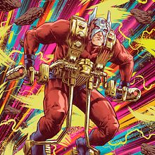 Cuarto Mundo (Jack Kirby). Een project van Stripboek,  Tekening, Traditionele illustratie y Digitale illustratie van Jose Real Lopez - 14.11.2019