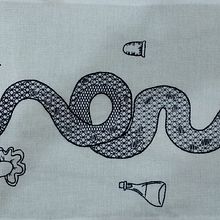 Mi Proyecto del curso: Introducción al bordado en blackwork. Un progetto di Artigianato e Ricamo di Nancy Trejo - 18.11.2019