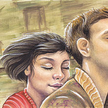 Amelie y Nino. Un progetto di Character design, Illustrazione tradizionale, Illustrazione infantile e Pittura ad acquerello di Verónica Fernández Millos - 15.11.2019