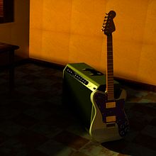 Telecaster DLX & DLX Reverb Amp. 3D, 3D Design, and 3D Modeling project by José Sánchez - 11.15.2019