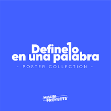 Defínelo en una palabra.. Art Direction, Photograph, and Traditional illustration project by Steve Meroussis Puglisevich - 11.16.2019