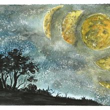 Alguns treinos em aquarela que fiz. Un proyecto de Dibujo de Éder Luciano Barbosa - 17.11.2019