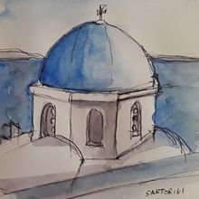  Bocetos rápidos a acuarela. Un progetto di Pittura ad acquerello e Bozzetti di Myriam Wagner Martínez - 17.11.2019