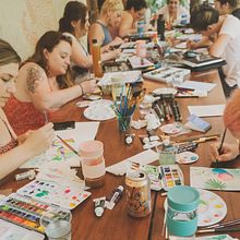 Magic Jungle 2019 - Retiro de Negocio Artístico. Fine Arts, Creative Consulting, Creativit, and Watercolor Painting project by Ana Victoria Calderon - 11.17.2019