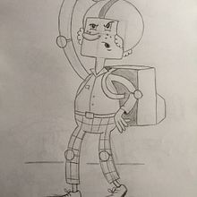 Mi Proyecto del curso: Introducción a la creación de personajes estilo cartoon. Un progetto di Bozzetti, Disegno a matita e Character design di Esteban Boza - 17.11.2019