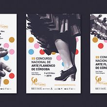 22 CONCURSO NACIONAL DE ARTE FLAMENCO DE CÓRDOBA.. Een project van Posterontwerp, Grafisch ontwerp, Redactioneel ontwerp, Evenementen y Fotografie van Bee Comunicación - 18.11.2019