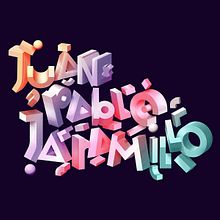 Juan Pablo Jaramillo. Design de logotipo, Lettering, e Tipografia projeto de Simón Londoño Sierra - 18.11.2016