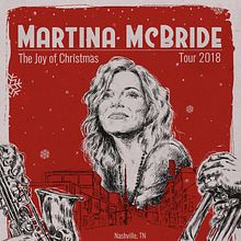 Cartel  "The Joy of Christmas tour 2018". Un projet de Illustration traditionnelle, Dessin , et Conception d'affiches de Margarida Riggio - 19.11.2019