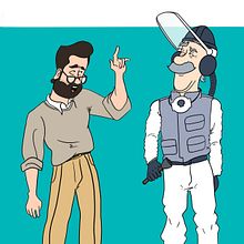 Tavi & Litus . Ilustrație tradițională de Alva Fernández Vázquez - 11.20.2019