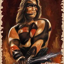 Conan El Bárbaro. Un progetto di Illustrazione tradizionale e Illustrazione digitale di Oscar Martinez - 21.11.2019