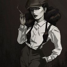 Peaky Blinders version. Un projet de Illustration traditionnelle et Illustration numérique de Elysa Castro - 21.11.2019