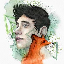 Mi Proyecto del curso: Retrato ilustrado en acuarela.  project by Andrés Felipe Castro Muñoz - 11.22.2019