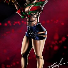 Freddy krueger Sexy Girl. Un progetto di Cinema, video e TV, Disegno, Progettazione 3D, Character design, Illustrazione tradizionale e Illustrazione digitale di Eduarws Villamizar - 22.11.2019