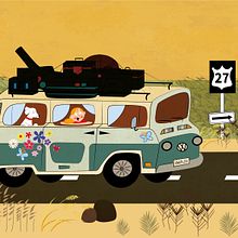 TUNED VAN. Un progetto di Creatività e Illustrazione tradizionale di Marta Noguera-Homs - 22.11.2019