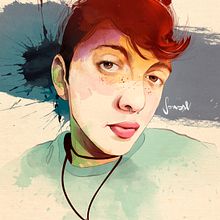 Portrait boy. Digital Illustration project by auurelianoo - 11.23.2019