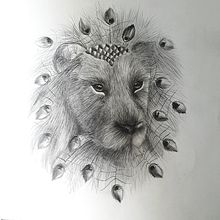 Dibujo Realista Animal Fantástico. Un progetto di Disegno artistico e Disegno realistico di Natalia Osuna Pérez - 23.11.2019