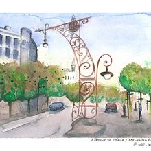 Mi Proyecto del curso: Paisajes urbanos en acuarela. Watercolor Painting project by Marc Massana - 11.28.2019