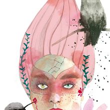 Meu projeto do curso: Retrato ilustrado em aquarela. Projekt z dziedziny Trad, c i jna ilustracja użytkownika Patrícia Fogaça - 25.11.2019