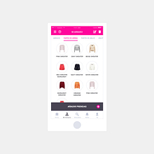 UX / UI Closet section Redesign . Un progetto di Animazione, Design, Illustrazione tradizionale e UX / UI di Mireia Alegre - 18.07.2019