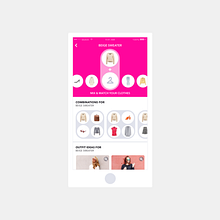 Garment's Mix&match Screen. Un progetto di Design e UX / UI di Mireia Alegre - 20.08.2019