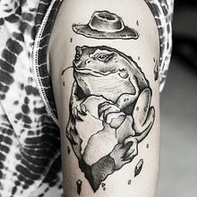 SAPO Ilustración y tatuaje Blackwork . Drawing, Design, Tattoo Design, and Traditional illustration project by Andrés Doria - 11.25.2019