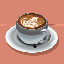 Coffe Time. Un progetto di Illustrazione vettoriale di angelramirez_lind - 25.11.2019