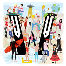 36 Days of Type 2019. Ilustração digital projeto de Leticli - 26.11.2019