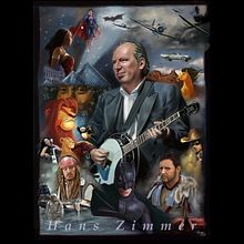 Hans Zimmer Fan Art. Traditional illustration, and Digital Illustration project by Oscar Martinez - 11.26.2019