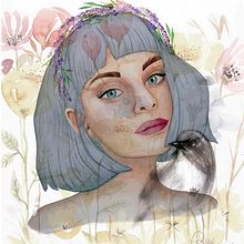 Mi Proyecto del curso: Retrato ilustrado en acuarela EURÍDICE. Projekt z dziedziny  Sztuki piękne, Kreat, wność,  R, sunek,  R, sunek art, st, czn, Trad, c, jna ilustracja i Malowanie akwarelą użytkownika Begoña Quereda Díaz - 15.12.2019
