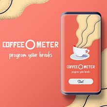 Coffee O Meter: program your breaks . % Alvaro Santamaría Muñoz tarafından hazırlanan Grafik Tasarım, Mobil Tasarım, UX / UI, Logo Tasarımı, Dijital Tasarım, Vektör İllüstras, Ve onu projesi - 11.28.2019