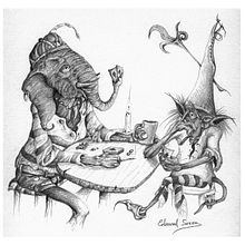 Poker. Traditional illustration, Children's Illustration, and Pencil Drawing project by El Culmadu - 11.28.2019