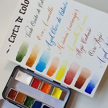 Mi Proyecto del curso: Elaboración de acuarelas artesanales. Arts, Crafts, Calligraph, and Watercolor Painting project by Nathalie Arana - 11.29.2019