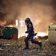 Protestas en Barcelona. Photograph project by David Jar - 10.15.2019