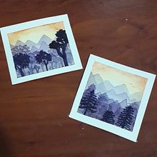 Meus trabalhos iniciais em aquarela. Traditional illustration project by Laís Mozzaquattro - 11.30.2019