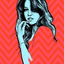 FOCUS - Blanca Suarez Ein Projekt aus dem Bereich Bildende Künste, Porträtzeichnung, Design, Porträtfotografie, Traditionelle Illustration, Digitale Illustration und Vektorillustration von Jose Carmona - 01.06.2016