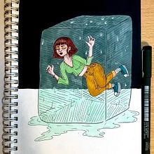 Dibujo libre color. Artistic Drawing project by Nika Kishtanova - 12.01.2019