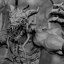 Mi Proyecto del curso  Escultura digital de criaturas fantásticas con ZBrush. Un proyecto de Diseño de personajes de ddiego  - 16.03.2020